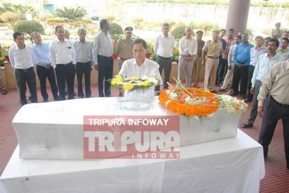 Tripura Minister's dead body brought on Sunday